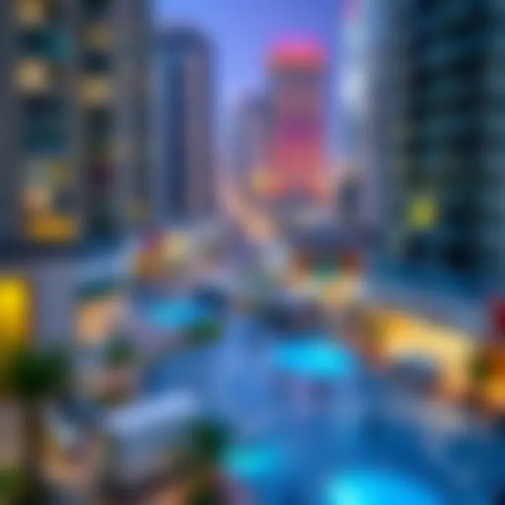 Map highlighting key locations in Tecom