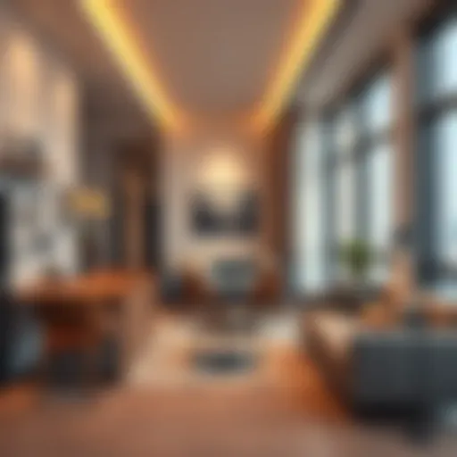 Modern communal living space in Tecom