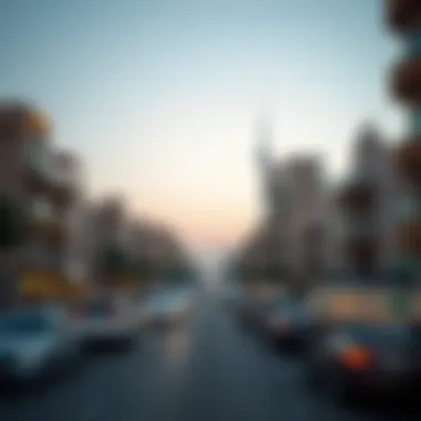 Vibrant neighborhoods alongside Al Sharqa Road