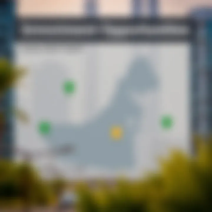 Infographic on investment opportunities in Dubai's real estate markets