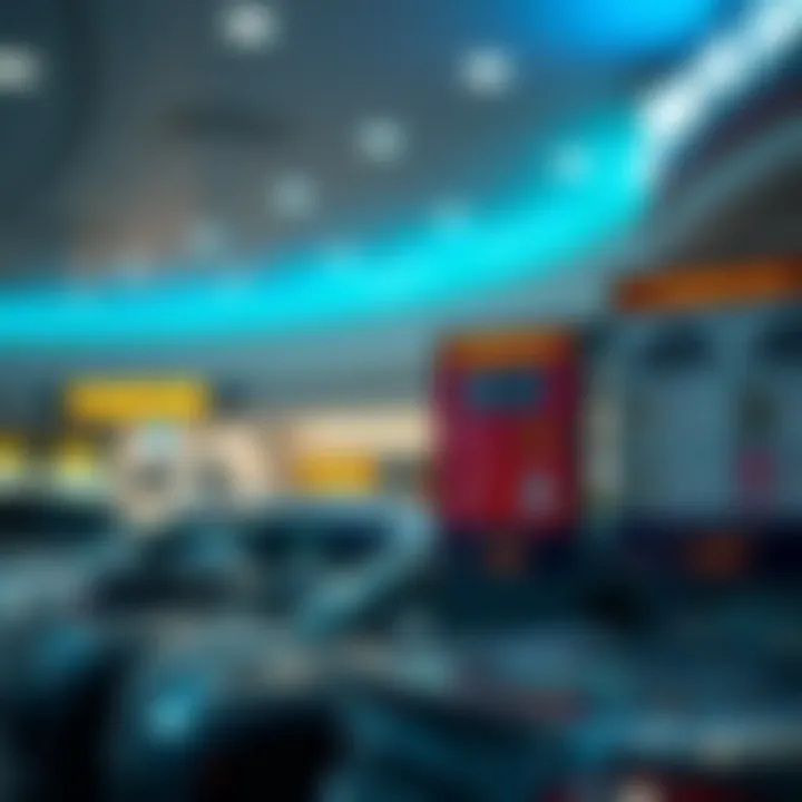 Parking pricing signage at Dubai Marina Mall