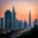 Stunning skyline of Dubai showcasing modern architecture