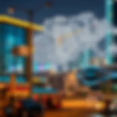 Popular Neighborhoods for Studio Rentals Map highlighting popular neighborhoods for studio rentals in Dubai