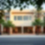 Exterior view of a public school in Dubai