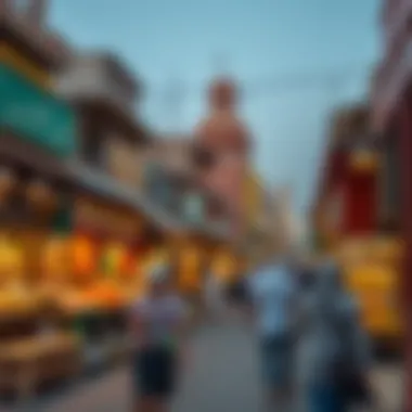 Vibrant souks brimming with local crafts and spices