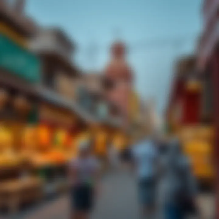 Vibrant souks brimming with local crafts and spices