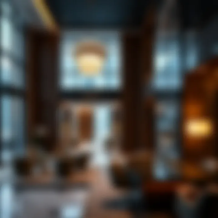 Luxurious Design of the Omniyat Sales Office Interior of the Omniyat sales office showcasing luxurious design