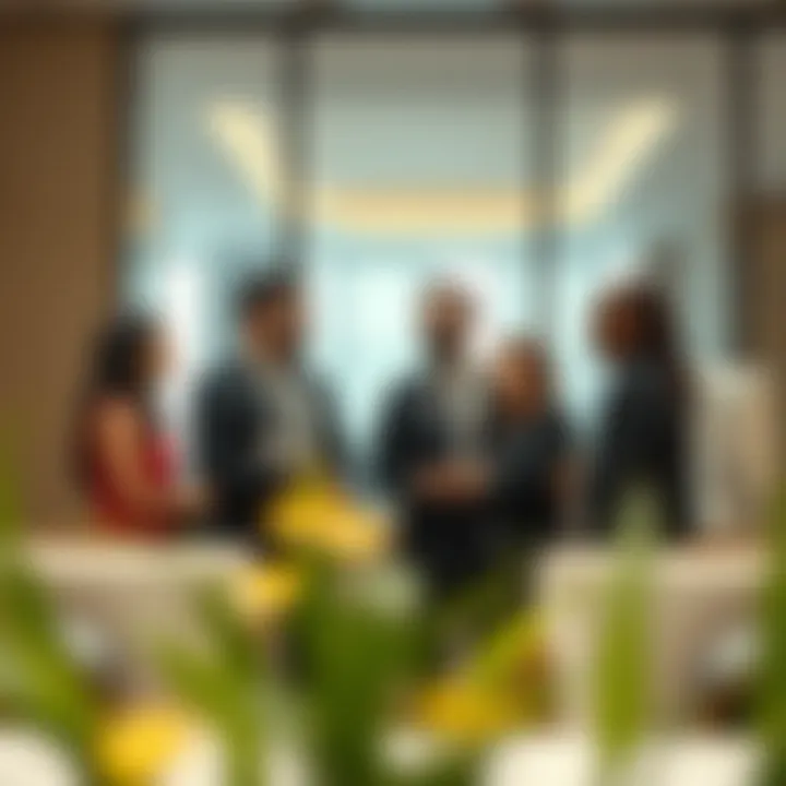 Engagement of Sales Team with Investors Sales team engaging with potential investors