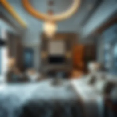 Opulent Suite at فندق النخلة دبي Luxurious suite interior highlighting opulent design and features
