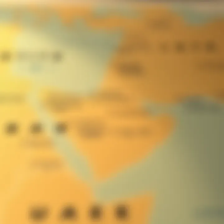 Map highlighting different emirates and their regulations