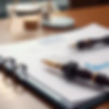 Legal documents and contracts related to land purchase