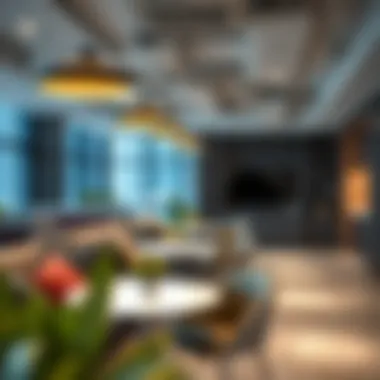 Modern coworking space at Regus Al Bateen