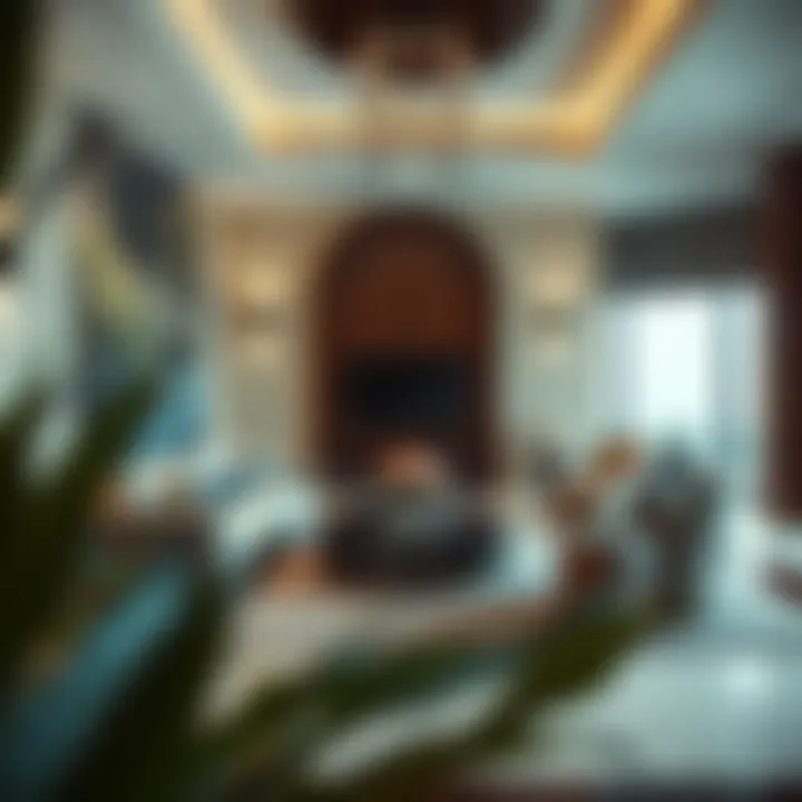 Luxury interior of a Tabeer Developers property highlighting quality craftsmanship