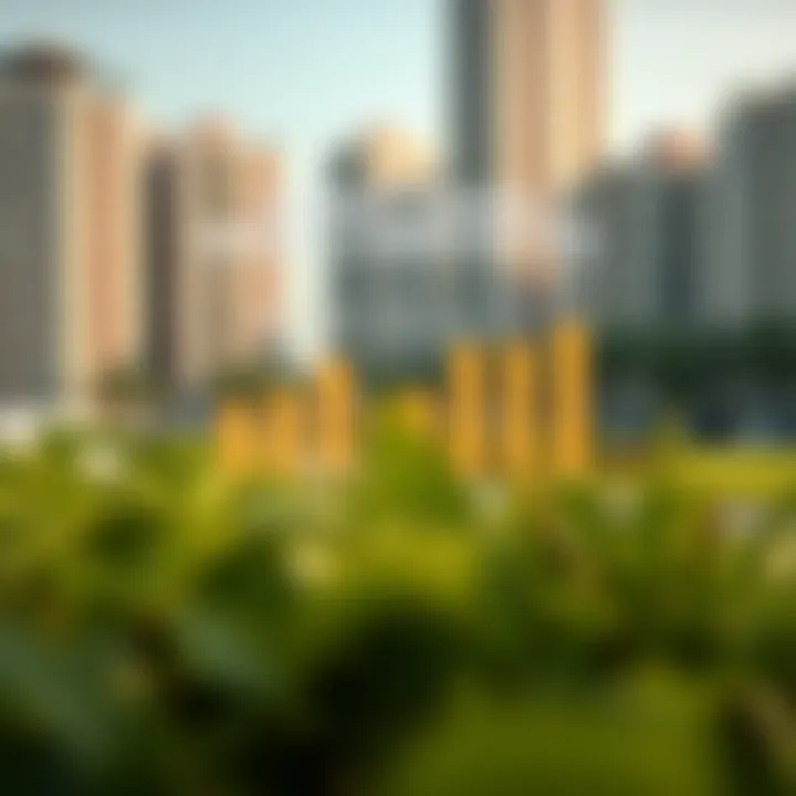 Infographic showing market trends in Dubai's green communities