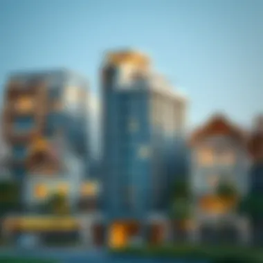 Diverse Residential Properties A conceptual image of diverse residential properties in Dubai