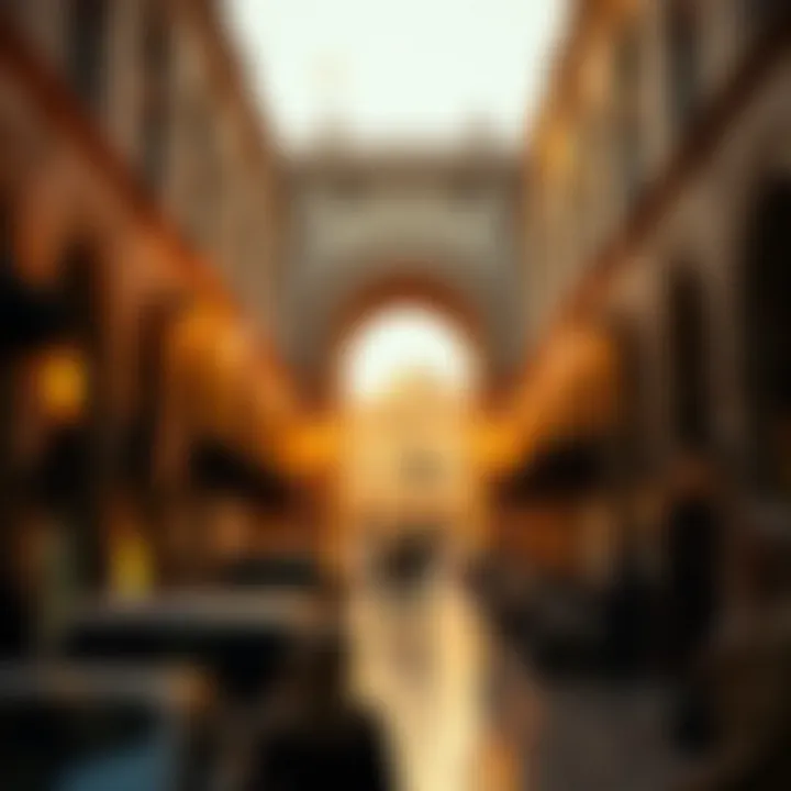 Historical architecture of the Gold Souk reflecting rich heritage