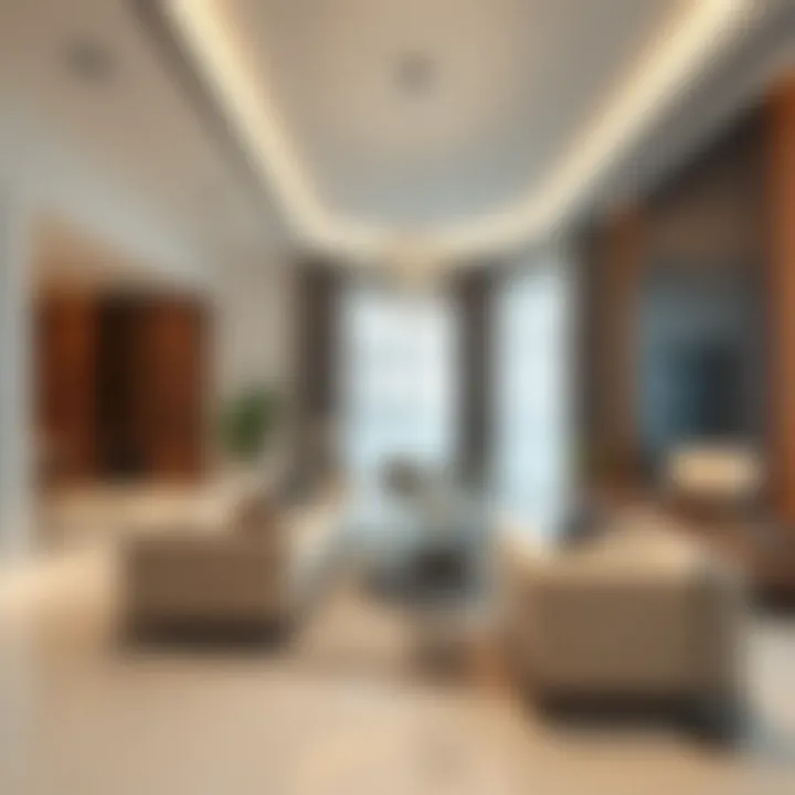 Elegant living space showcasing modern interior design