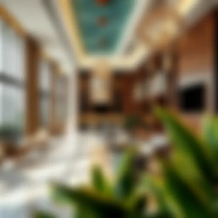 Luxury commercial space with stylish decor