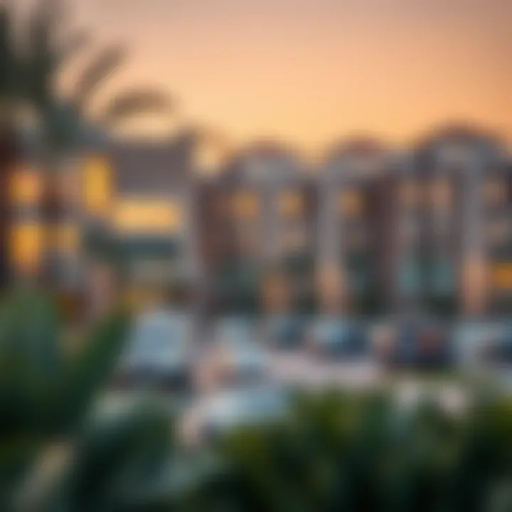 Market trends graph illustrating real estate dynamics in The Springs