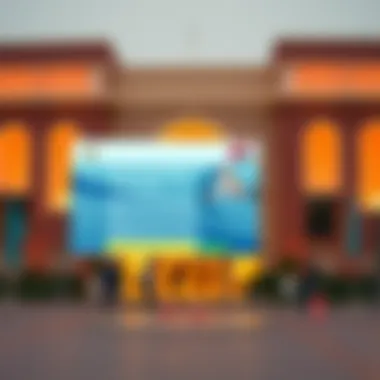 Government website homepage for visa inquiries