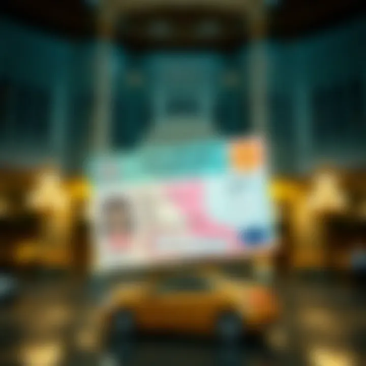 Digital representation of UAE residence visa