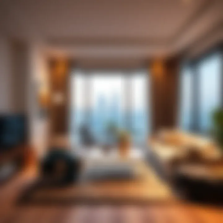 Cozy apartment interior representing shared living space