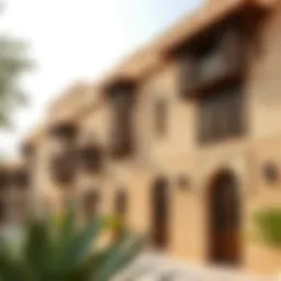 Historic architecture in Al Karamah showcasing traditional design elements