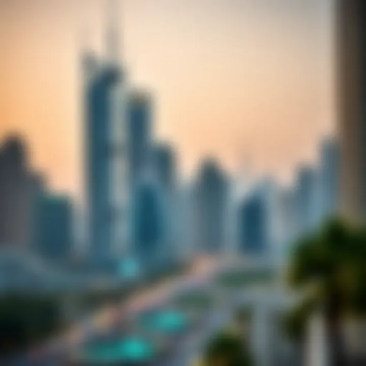 Dubai Real Estate Insights Visual depiction of the Dubai skyline representing investment opportunities