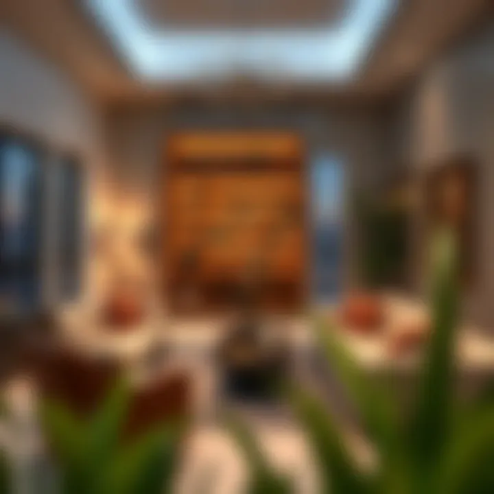 Luxurious apartment interiors reflecting Dubai's housing market