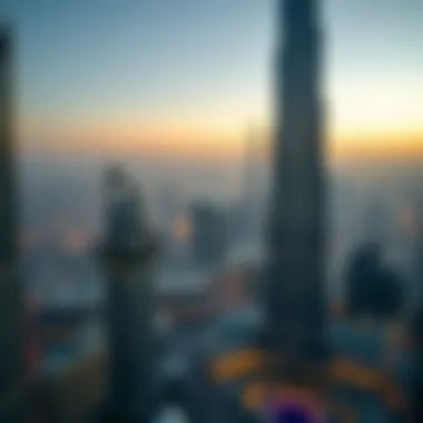 Stunning Panoramic Views from Burj Khalifa Panoramic view from a Burj Khalifa flat