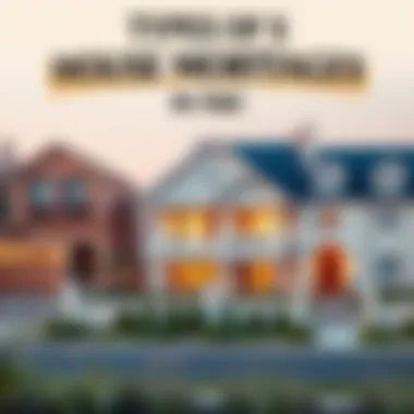 Types of House Mortgages in the UAE Infographic illustrating types of house mortgages