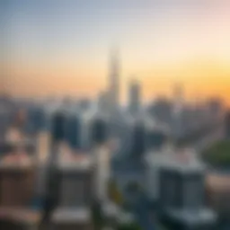A panoramic view of Dubai's skyline showcasing residential towers