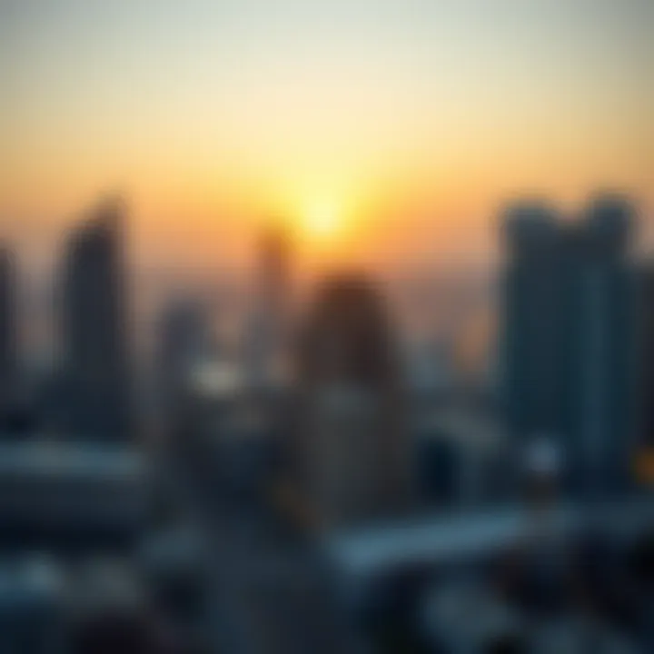 An overview of rental price trends displayed on a graph