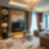 Lavish interior of a Vida Zabeel apartment showcasing luxury decor