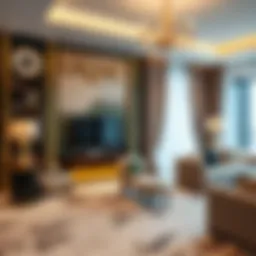 Lavish interior of a Vida Zabeel apartment showcasing luxury decor