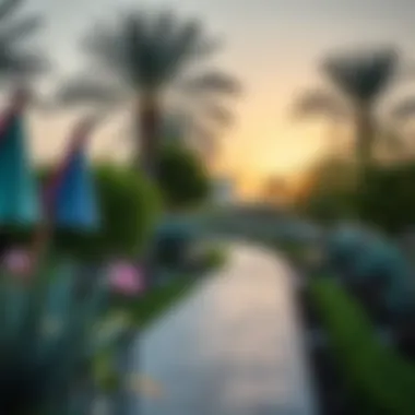 Tranquil Scene in Wasl Green Park A tranquil scene in Wasl Green Park featuring lush greenery and serene pathways.